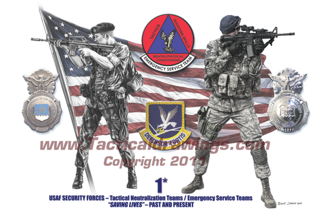 United States Air Force Security Forces EST/TNT – Past and PresentUSAF-SF-EST